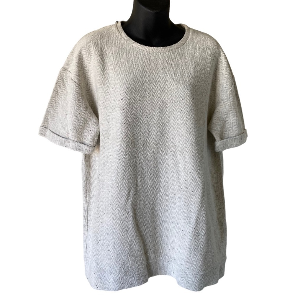 ZARA Oversized Textured Top